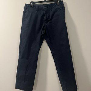 Straight Leg Navy Chinos